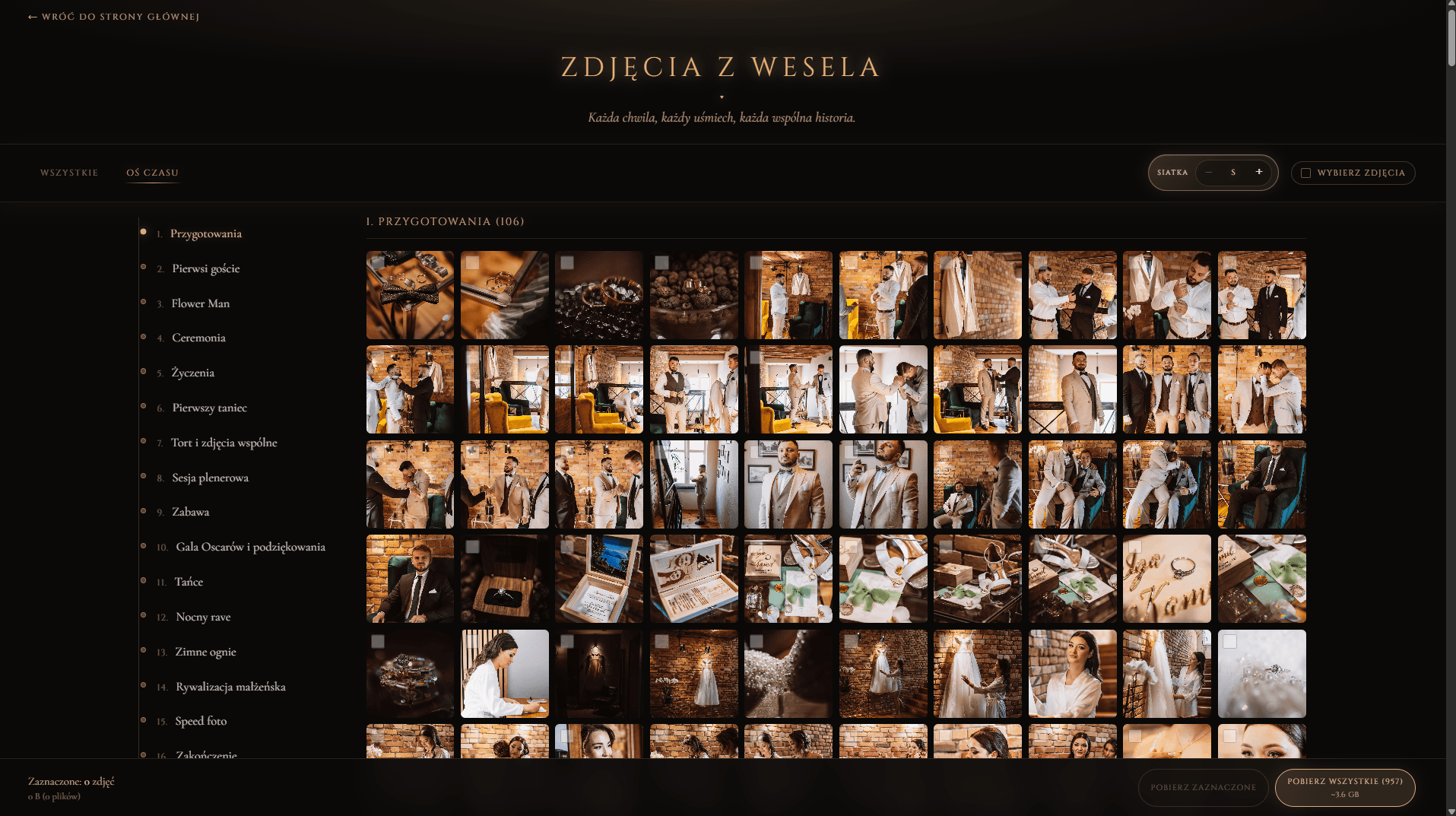 Iga & Kamil — Galeria zdjęć z osią czasu